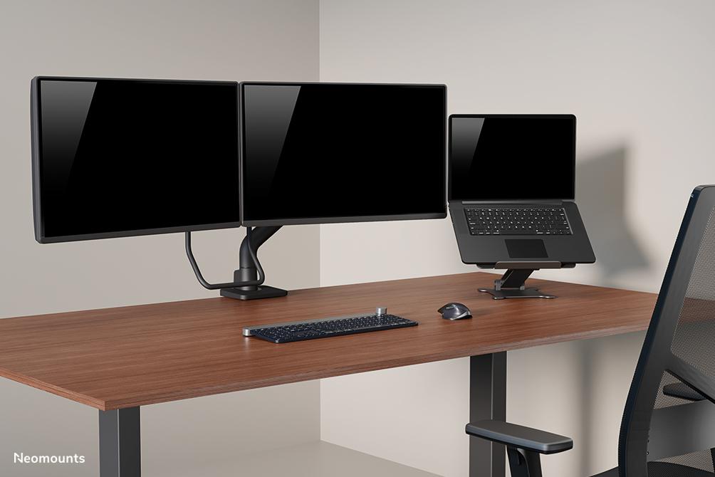 Neomounts DS75S-950BL2 Monitorarm 17-32" - Gasfeder - Topfix - 180°-Stopp
